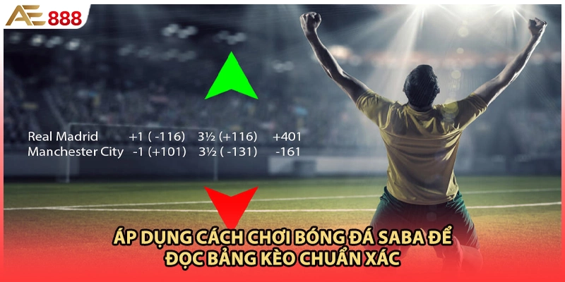 Áp dụng cách chơi bóng đá SABA để đọc bảng kèo chuẩn xác